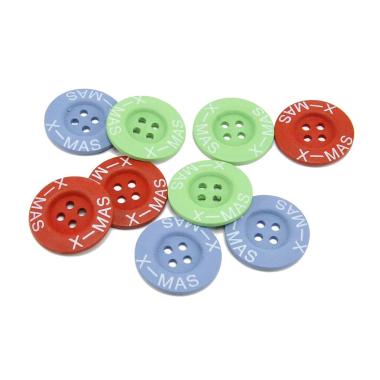 Bottoni decorativi 3 colori Set 4 pz