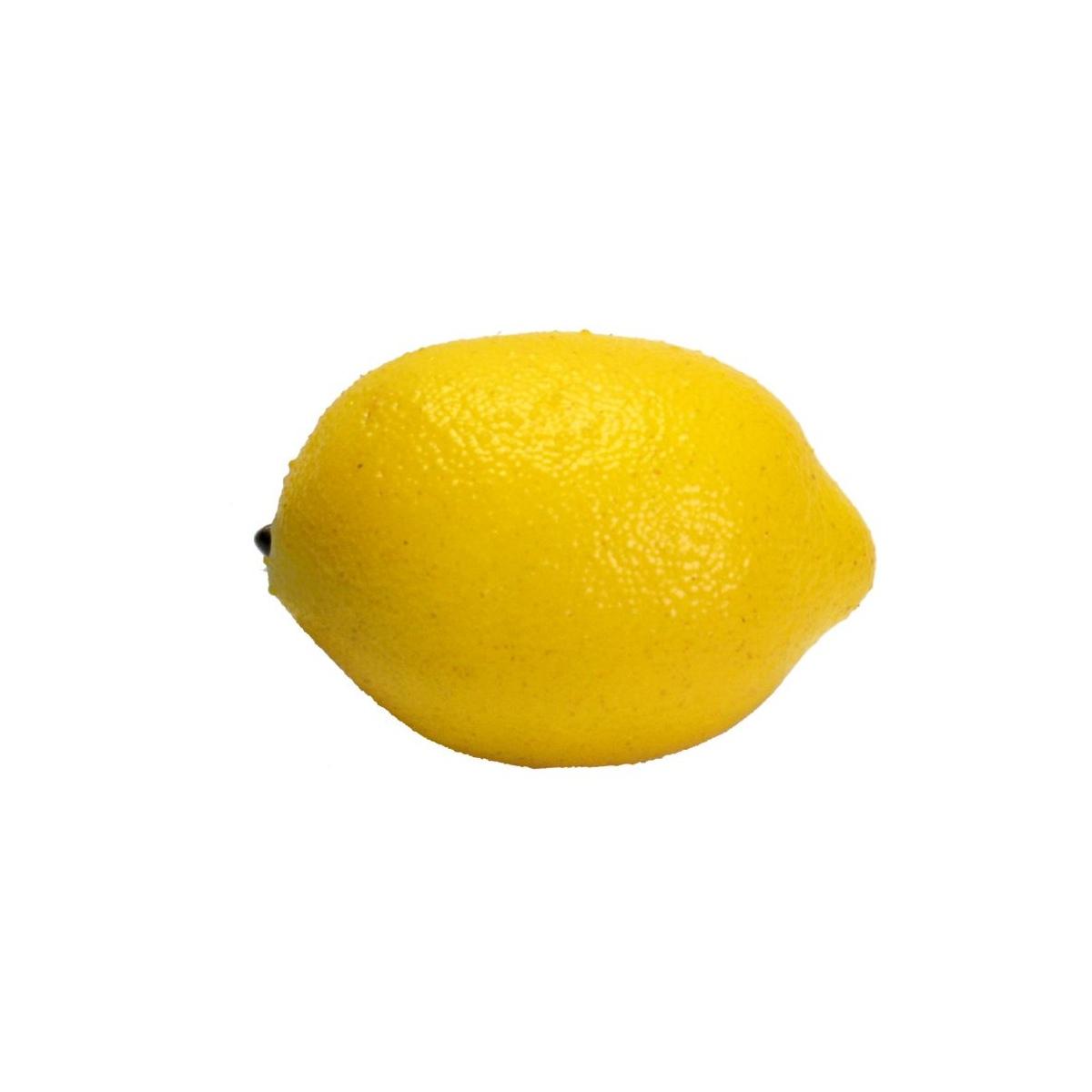 Decorazione limone giallo 7,5 x 5 cm
