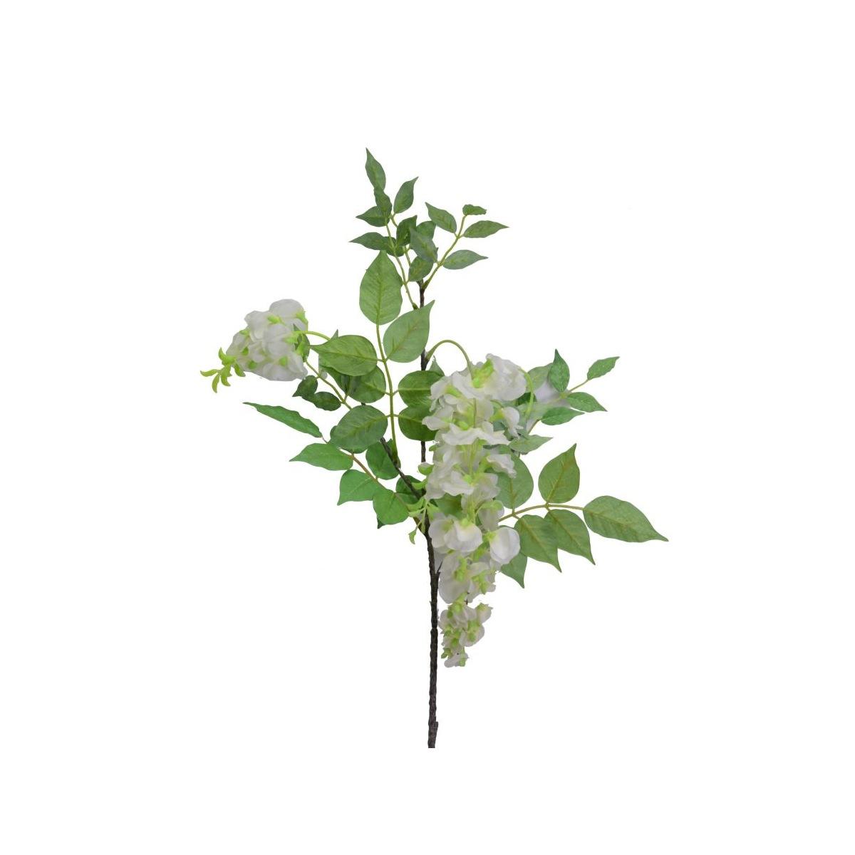 Fiore glicine bianco 95 cm