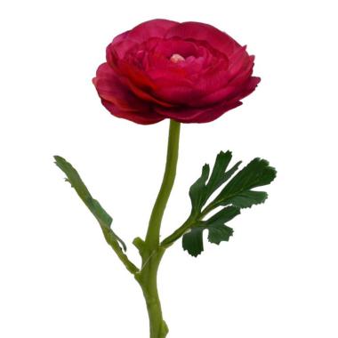 Fiore ranuncolo rosso 32 cm