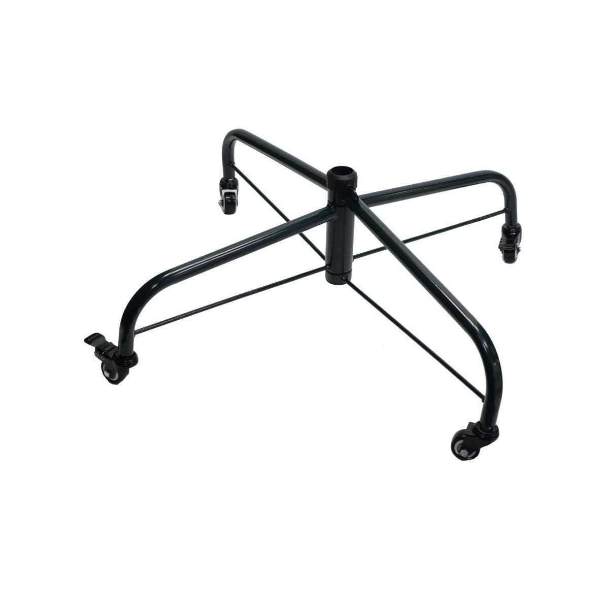 Supporto albero natale metallo verde foro 72 cm ø 32 mm