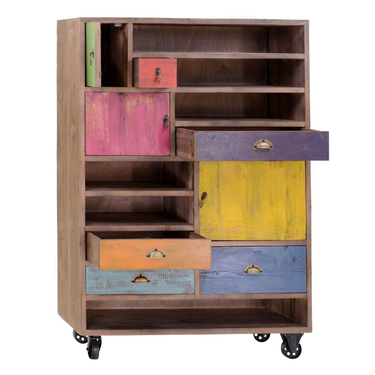 Libreria legno vintage 100 x 38 cm