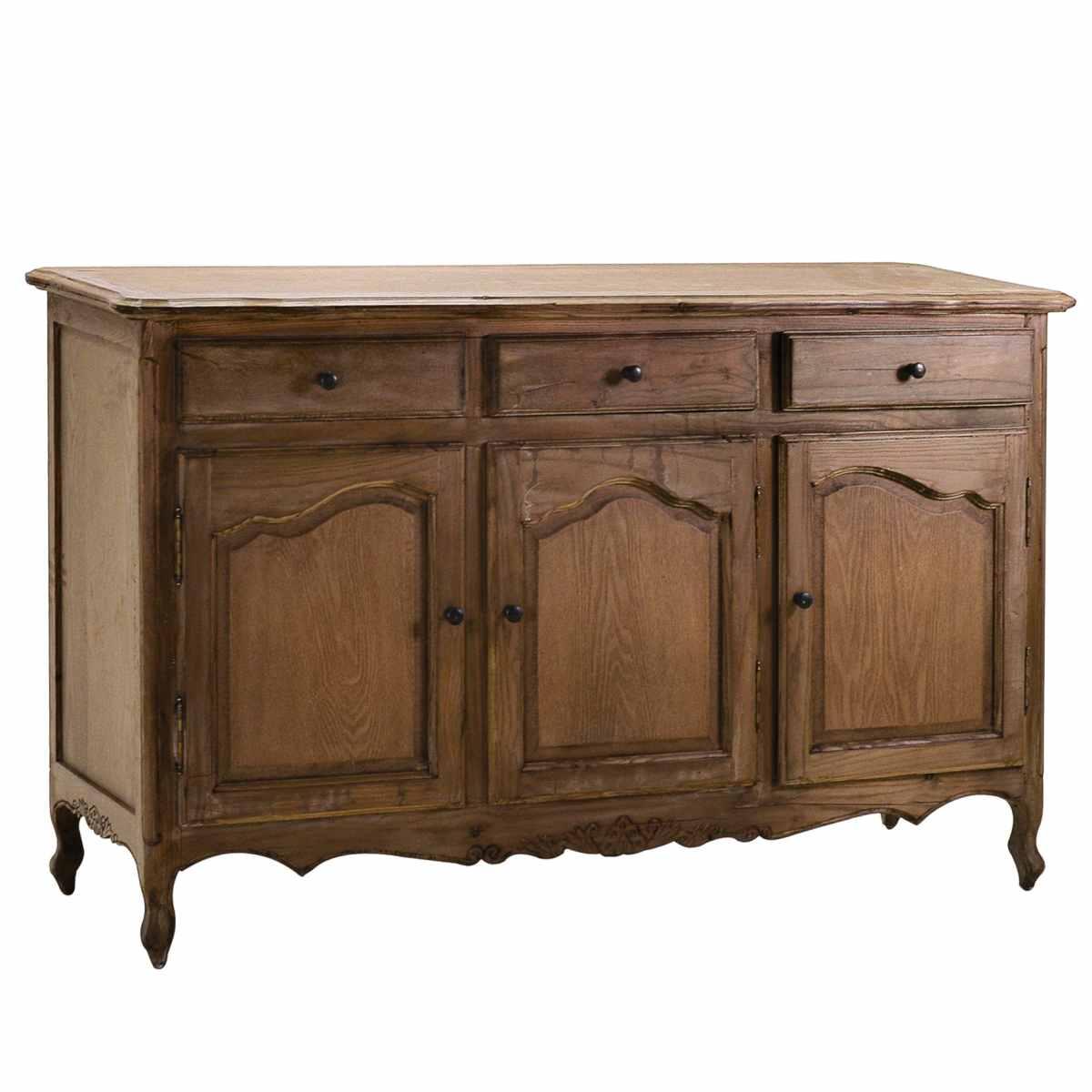Mobile madia legno 3 ante 3 cassetti 150 x 50 x 90 cm