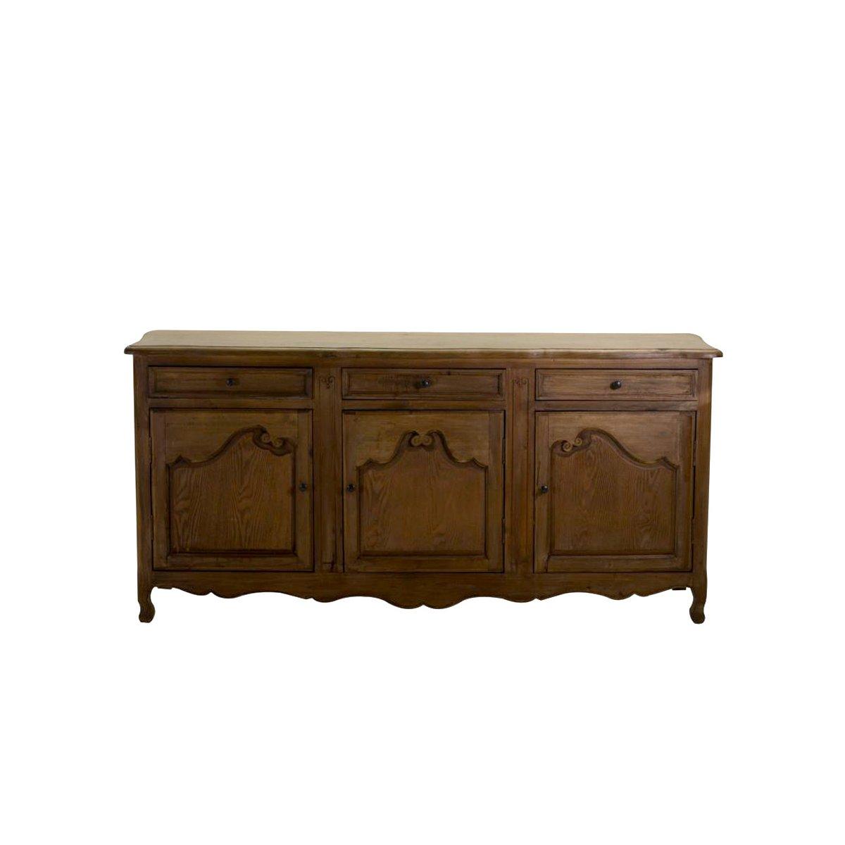 Mobile madia legno 3 ante 3 cassetti 150 x 50 x 90 cm