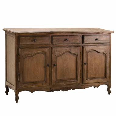 Mobile madia legno 3 ante 3 cassetti 150 x 50 x 90 cm