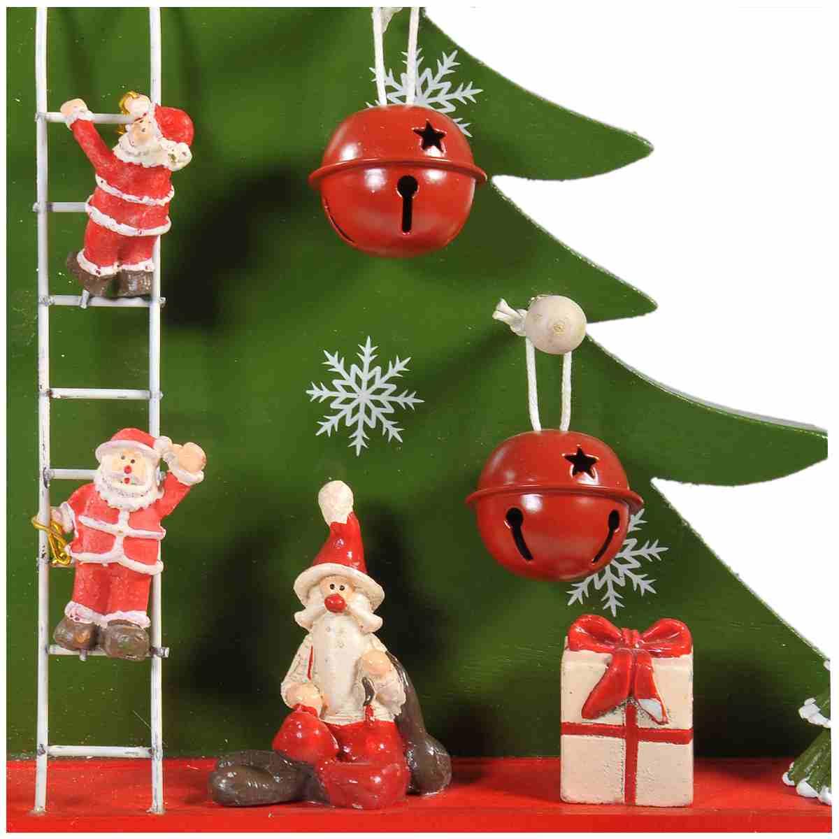 Calendario avvento albero legno ccm
