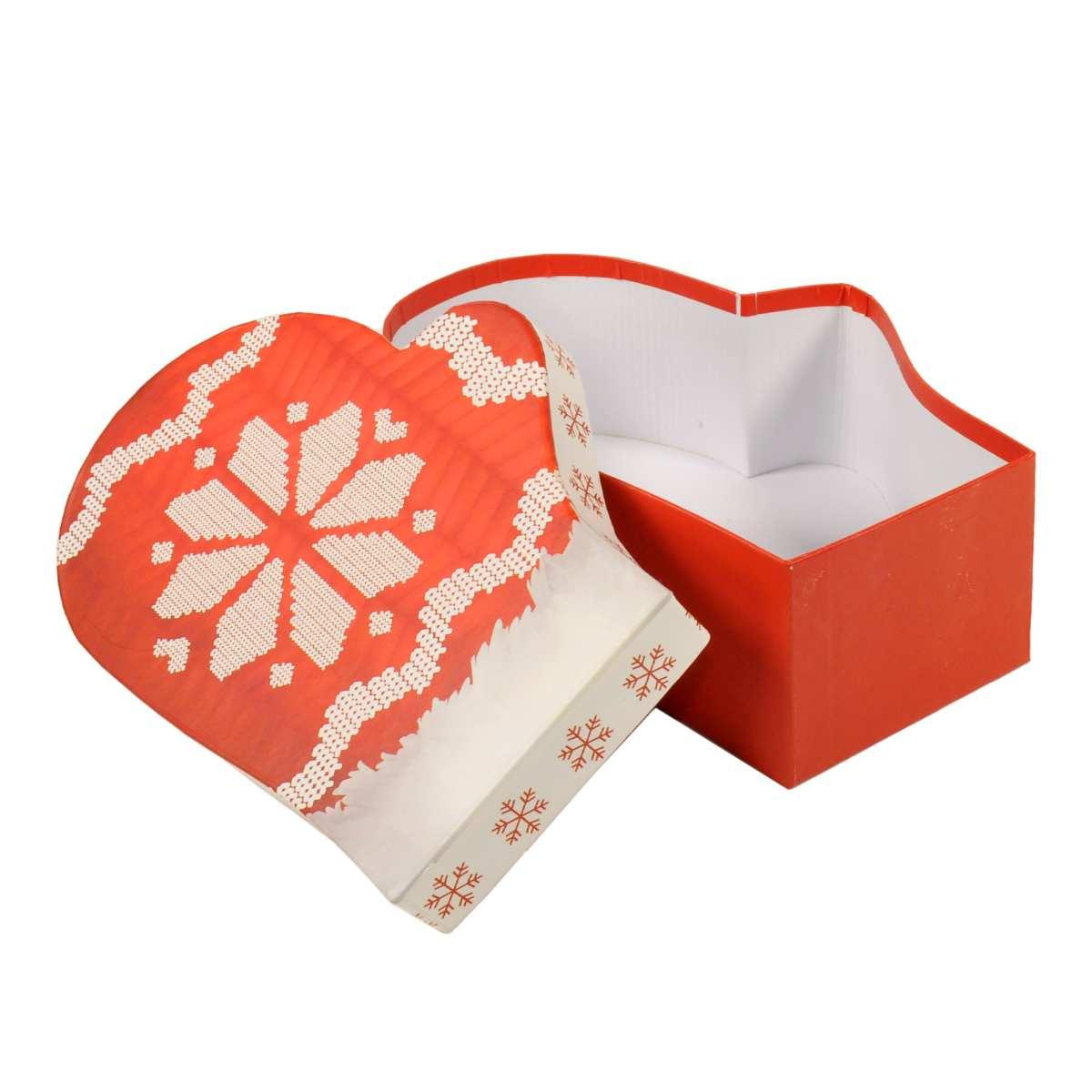 Scatola regalo natalizia cartone guanto 104a 14,5 x 18,5 x 7 cm