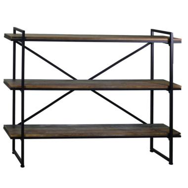 Libreria scaffale metallo vintage 150 x 32 x 110 cm