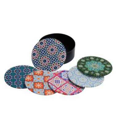 Sottobicchieri Vetro Mosaici cm.Ø10 pz.6 | Vacchetti