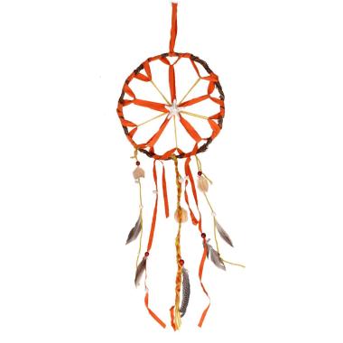 Acchiappasogni mare rattan arancio