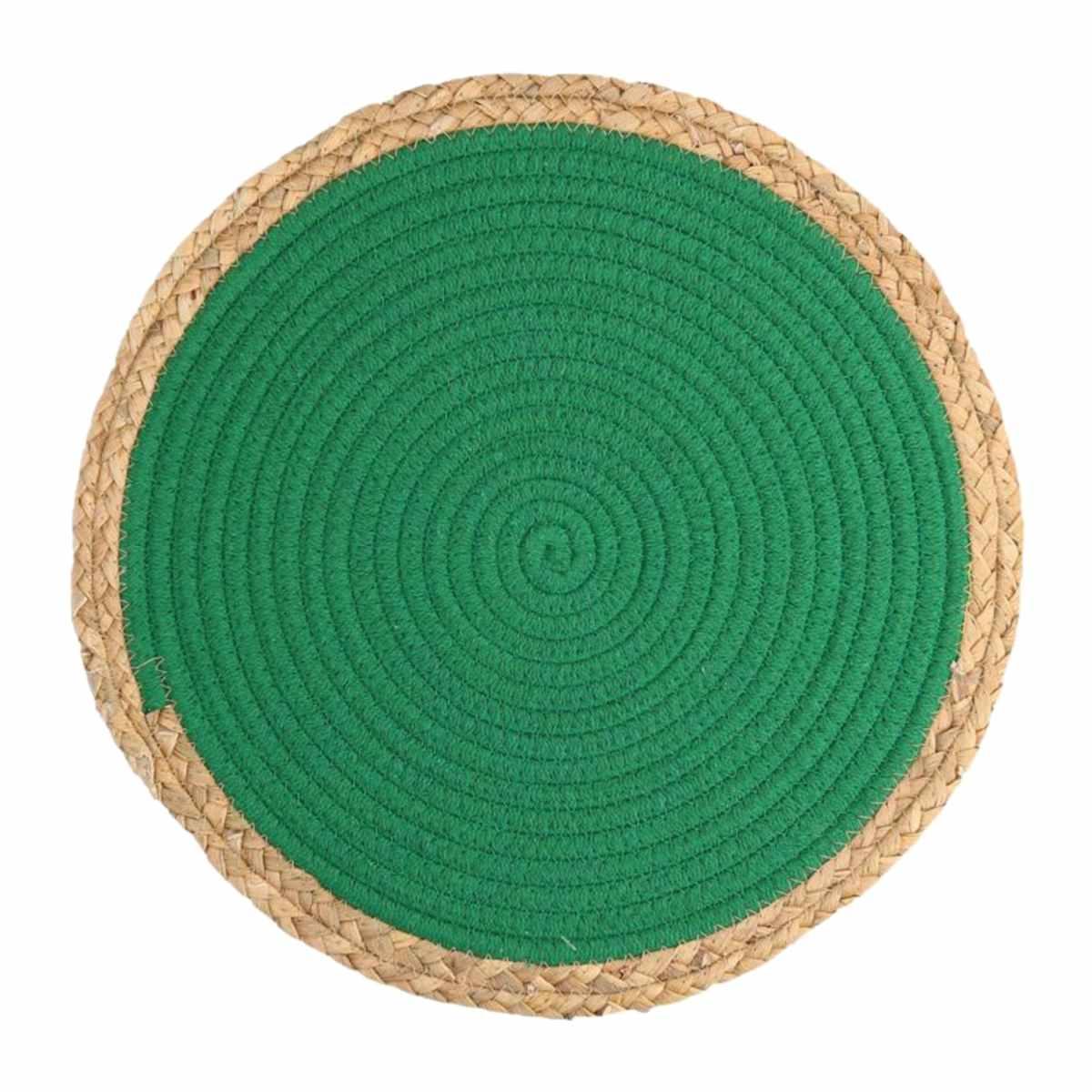 Sottopiatto Tavola Paglia Verde cm.Ø39 | Vacchetti