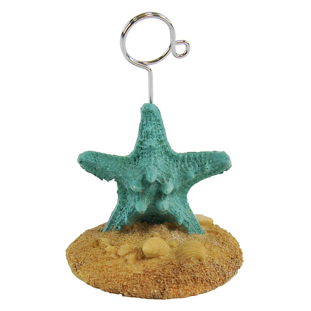 Segnaposto resina stella mar azzurra