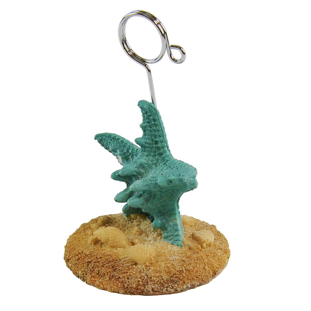 Segnaposto resina stella mar azzurra