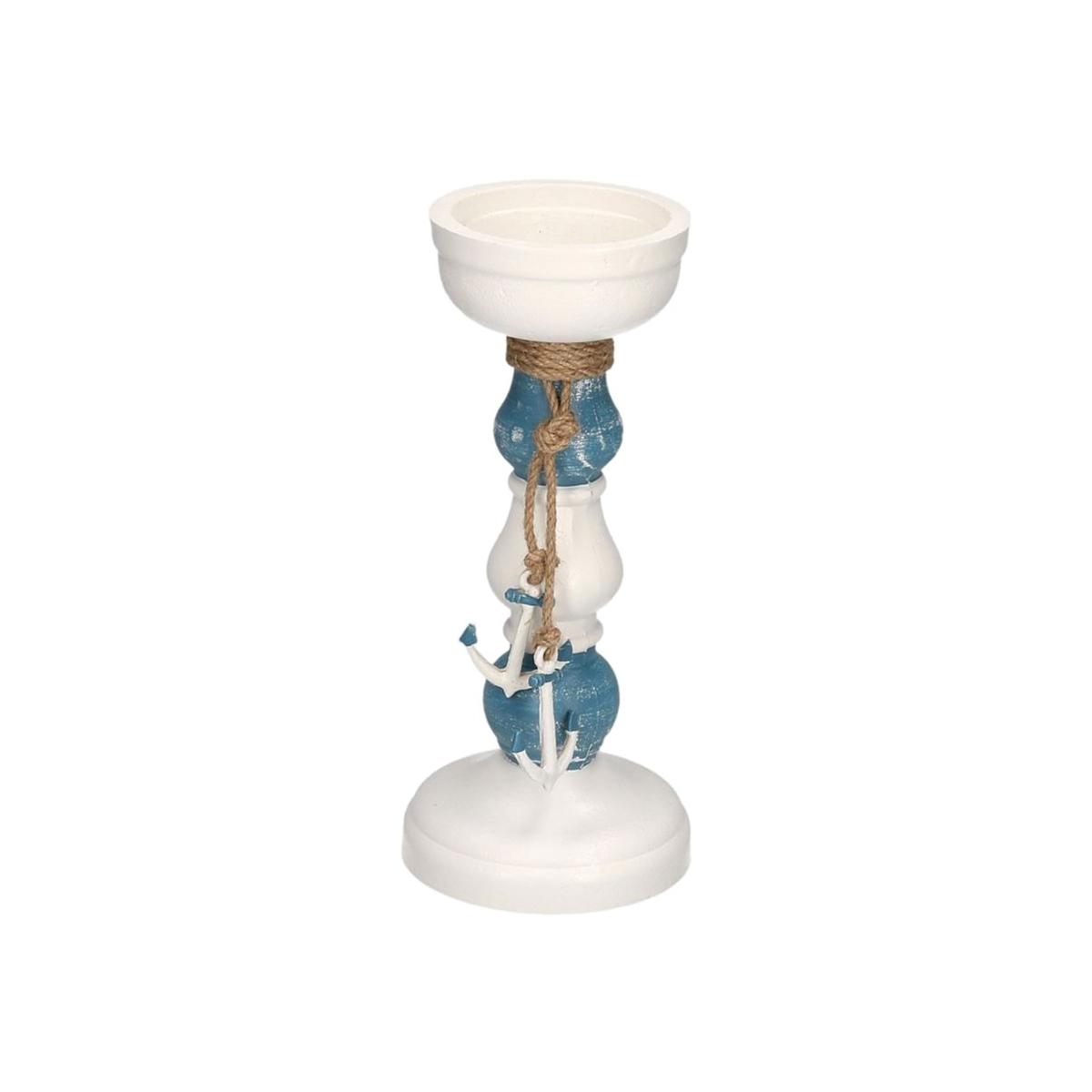 Portacandela legno mare 10 x 27 cm