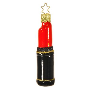 Pallina natalizia vetro collezione rosset dato rosso 8,5 cm