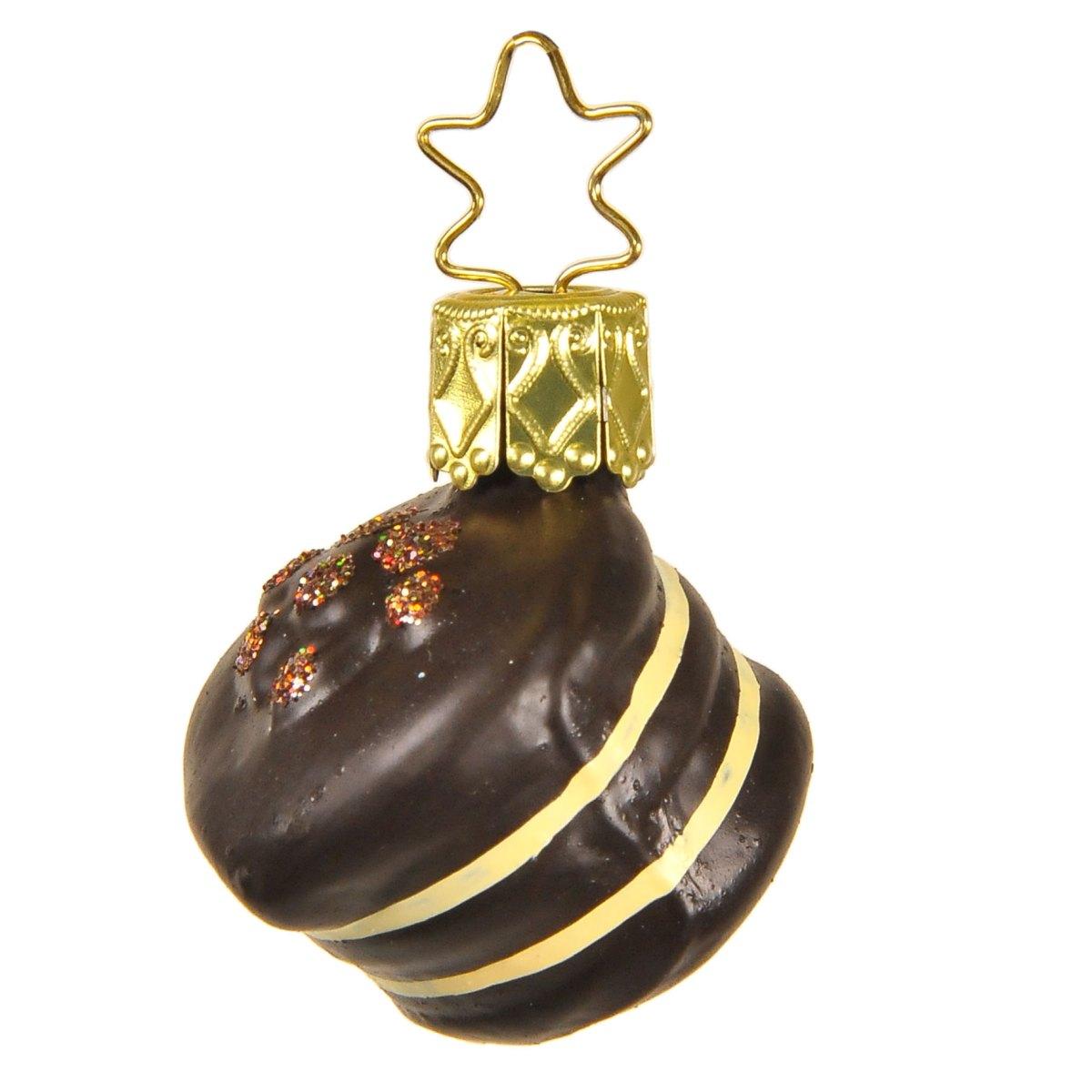 Pallina natalizia vetro collezione cioccolatino Ø 3 cm