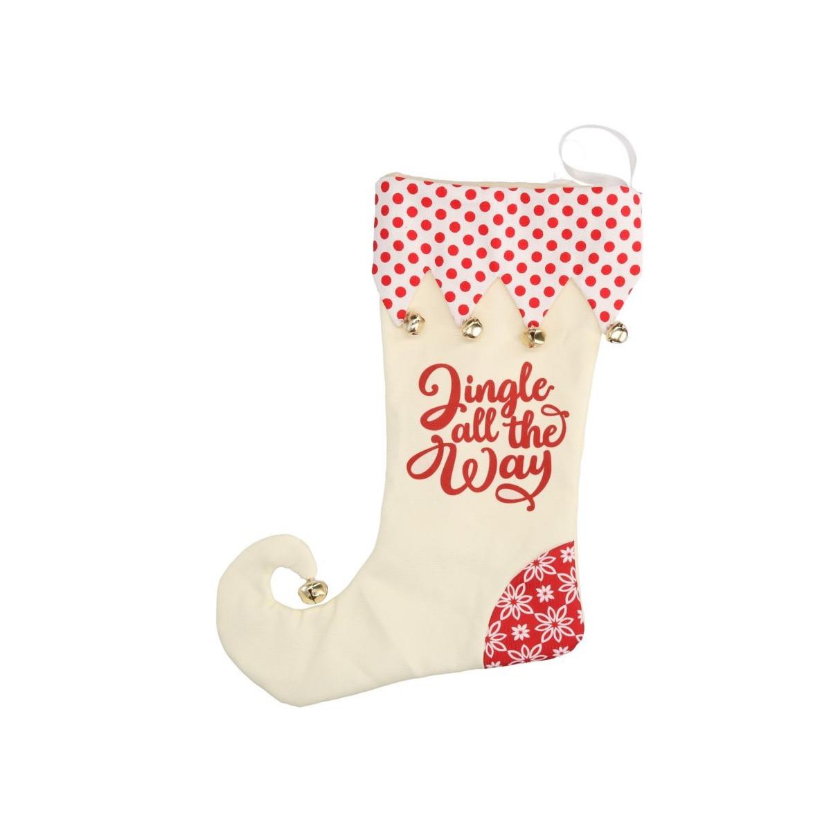 Calza befana decori natalizi 45 cm
