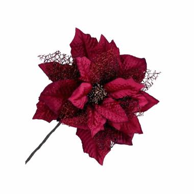 Fiore natale stella rossa Ø 14 cm
