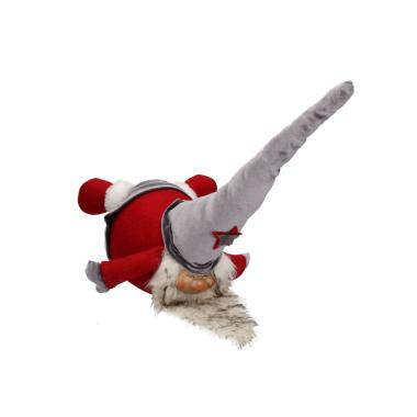 Babbo natale in tessuto pancia in gi 34 cm