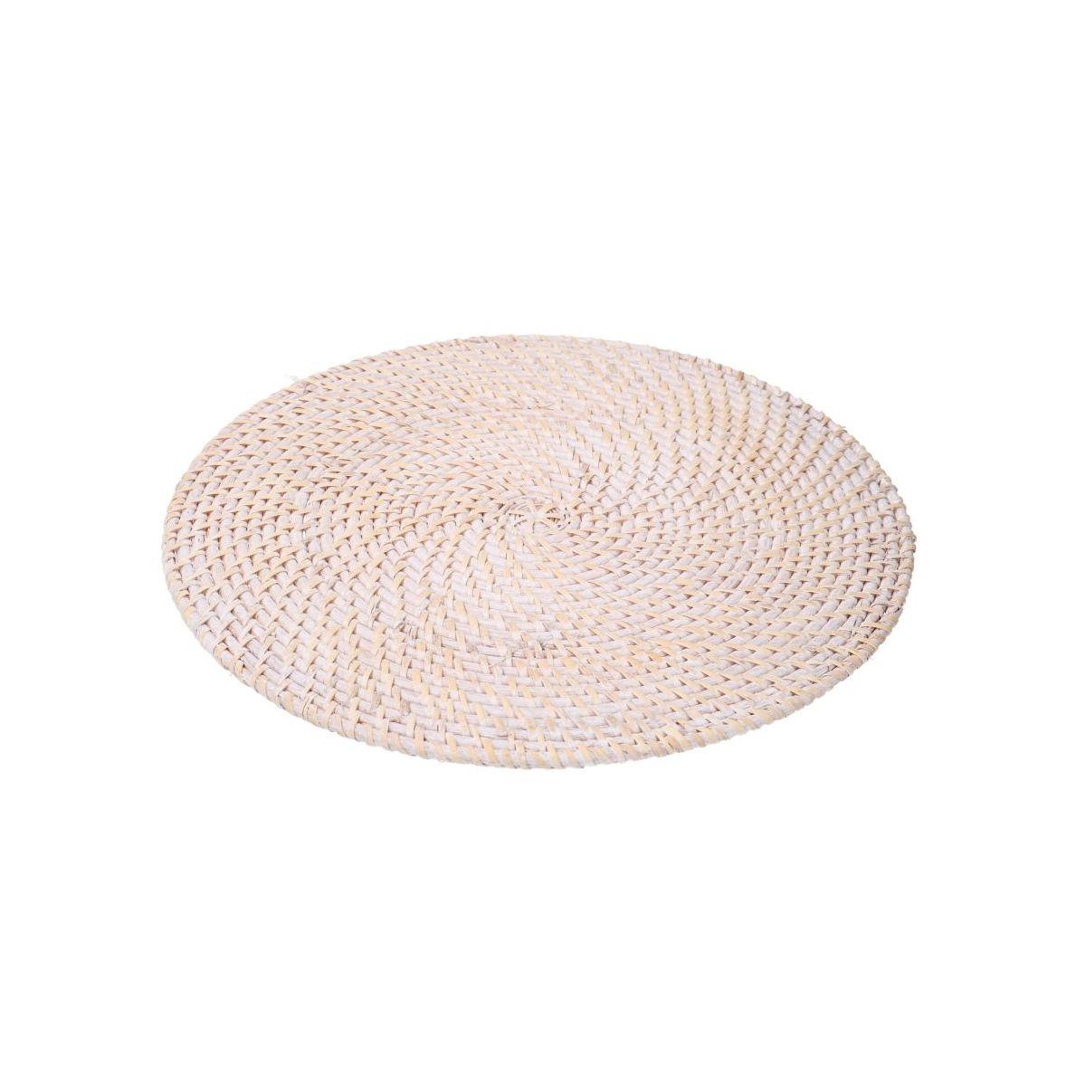 Sottopiatto Tavola Rattan Algarve Beige cm.Ø35 | Vacchetti