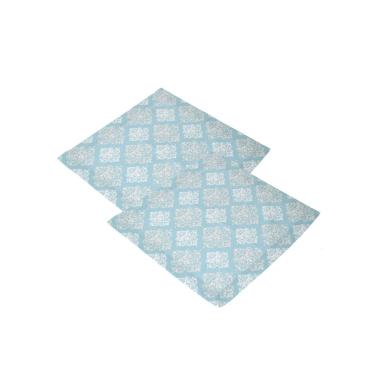 Tovagliolo unico raro venice azzurro Set 2 pz