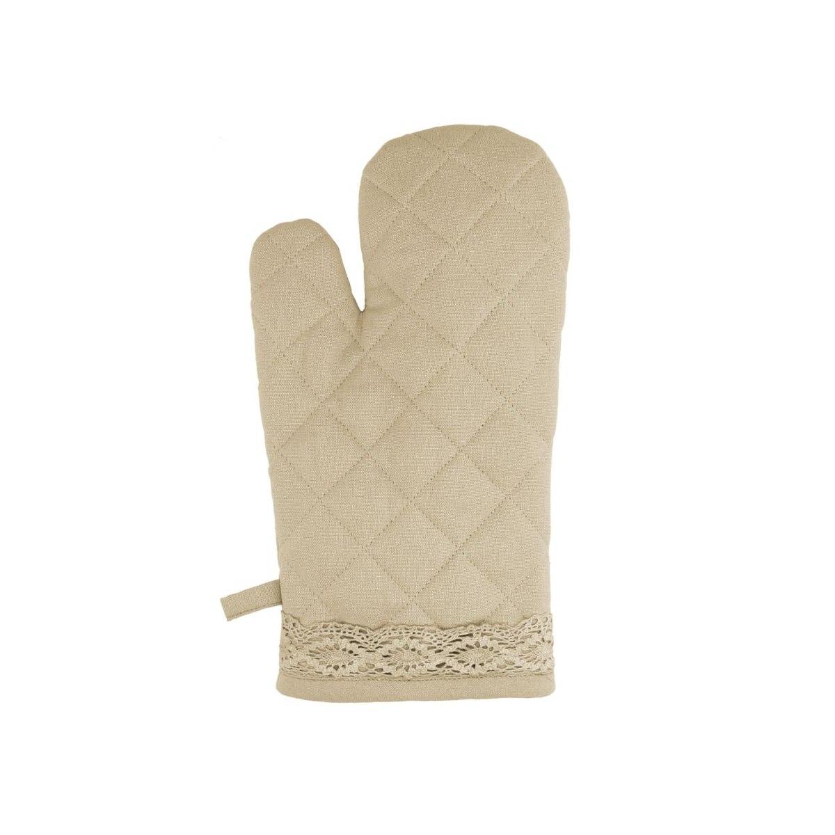 Guanto cucina unicoeraro amelie beige 18 x 32 cm