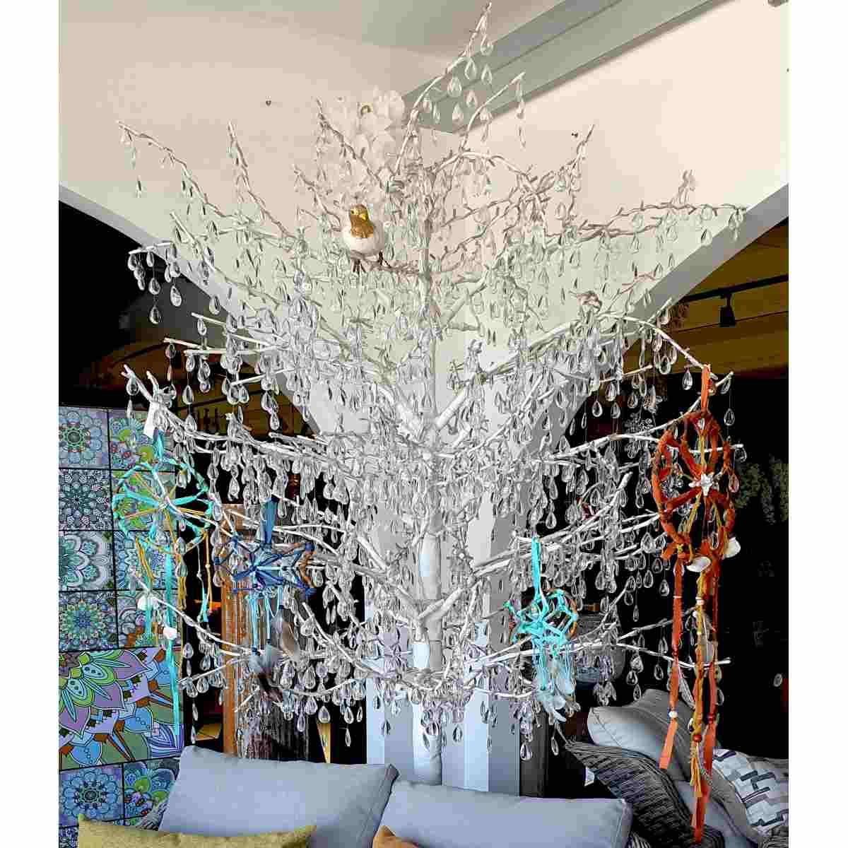 Albero di Natale 280 cm 1008 led multicolor rgb