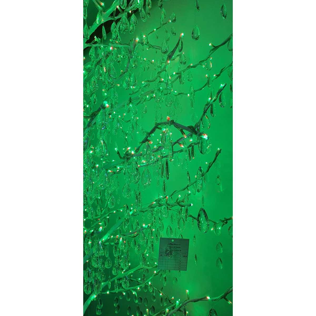 Albero di Natale 280 cm 1008 led multicolor rgb