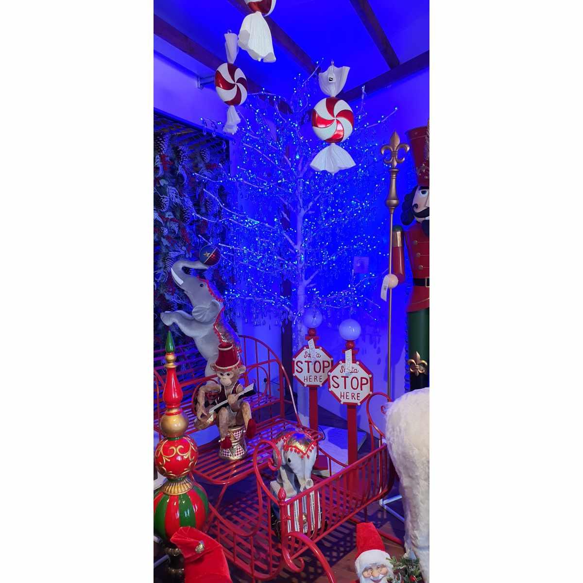 Albero di Natale 280 cm 1008 led multicolor rgb