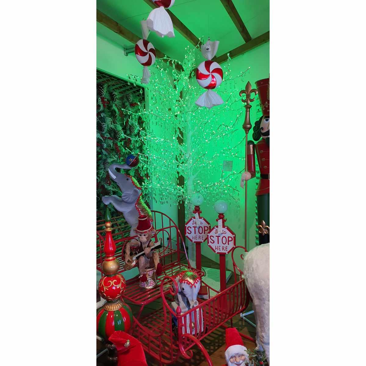 Albero di Natale 280 cm 1008 led multicolor rgb
