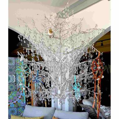 Albero di Natale 280 cm 1008 led multicolor rgb