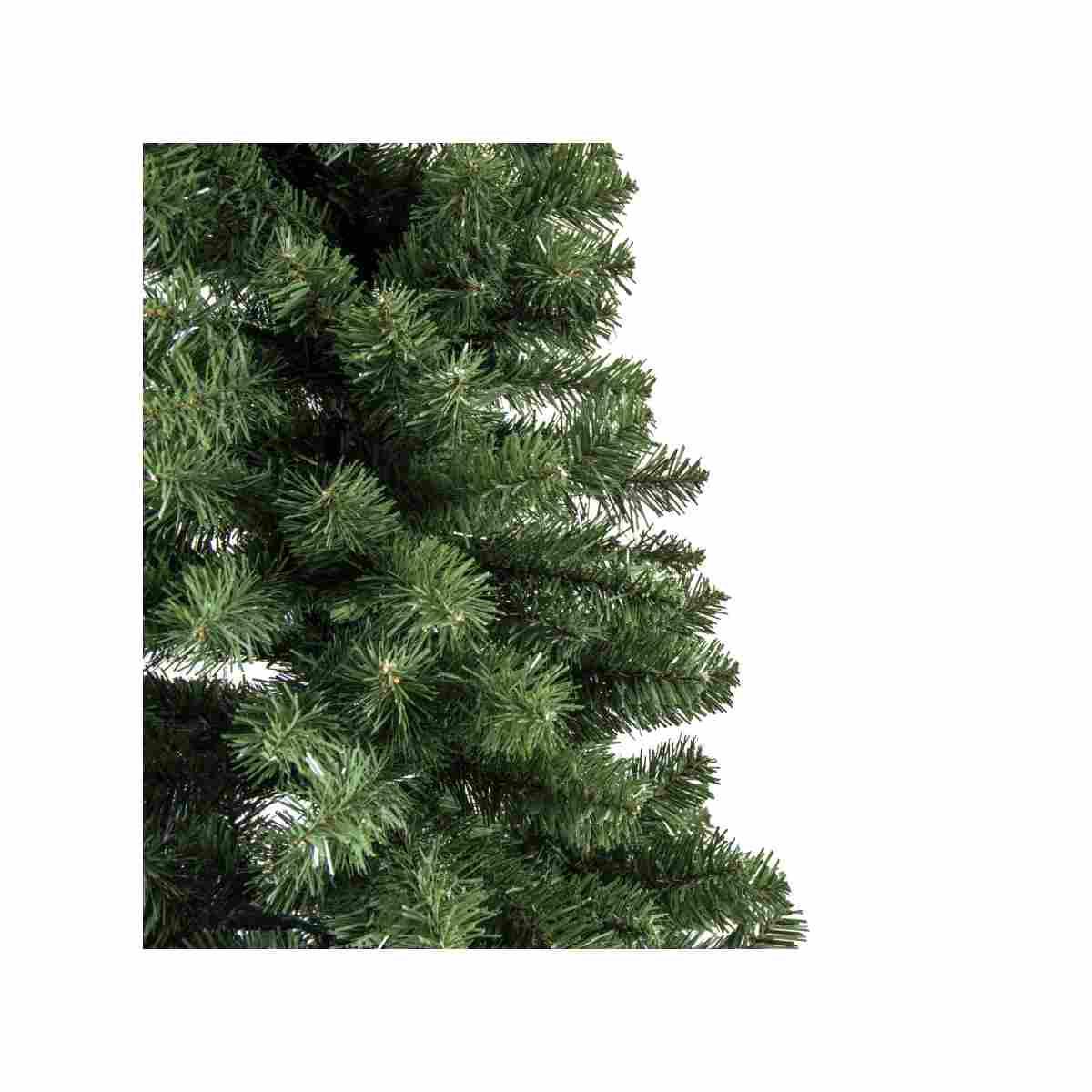 Albero di Natale 210 cm verde slimt vettore 972 rami