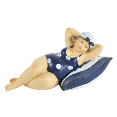 Decorazione mare donna costume cuscino 20 cm
