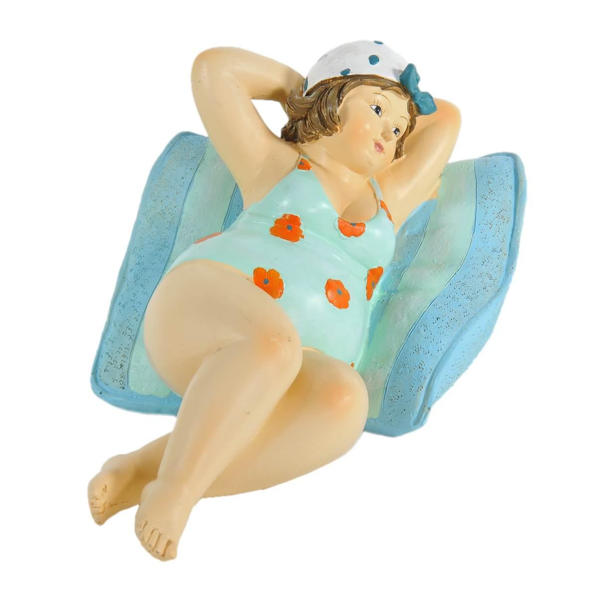 Decorazione mare donna costume cuscino 20 cm
