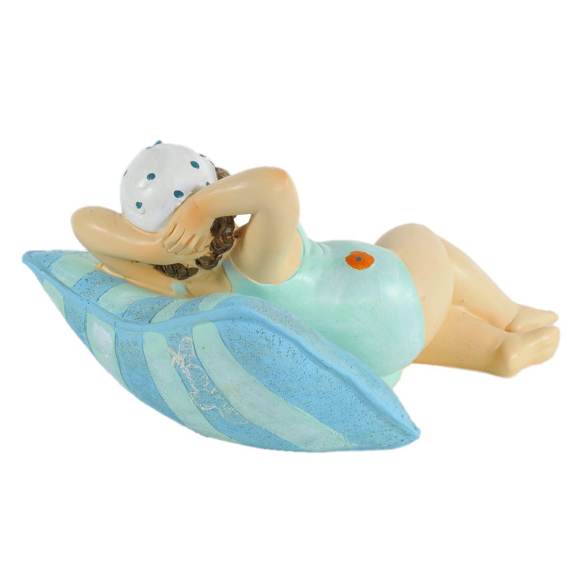 Decorazione mare donna costume cuscino 20 cm