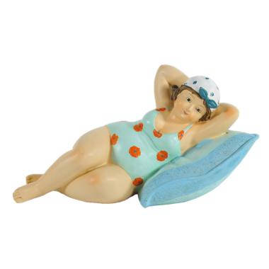 Decorazione mare donna costume cuscino 20 cm