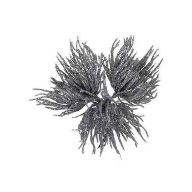 Fiore natale argento pick 15 x 13 cm