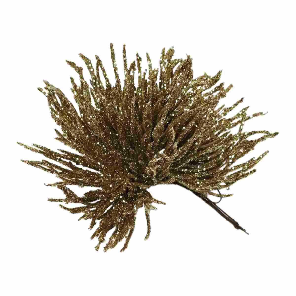 Fiore natale oro 15 x 13 cm