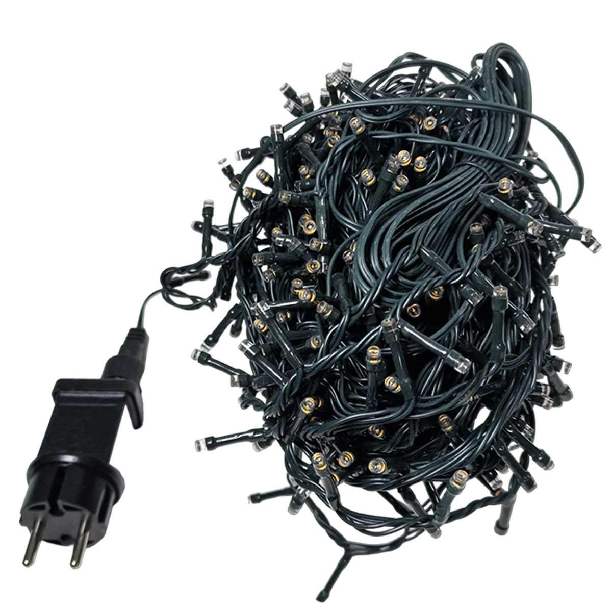 Luci di natale esterno 450 led bianco caldo giochi prolungabile