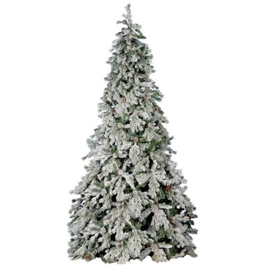 Albero di Natale 210 cm verde innevato maries