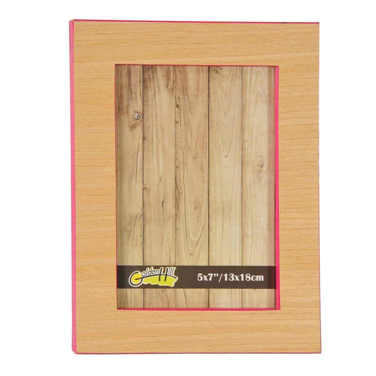 Cornice legno rosa 13 x 18 cm