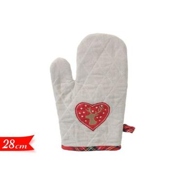 Guanto forno natalizio 27 cm