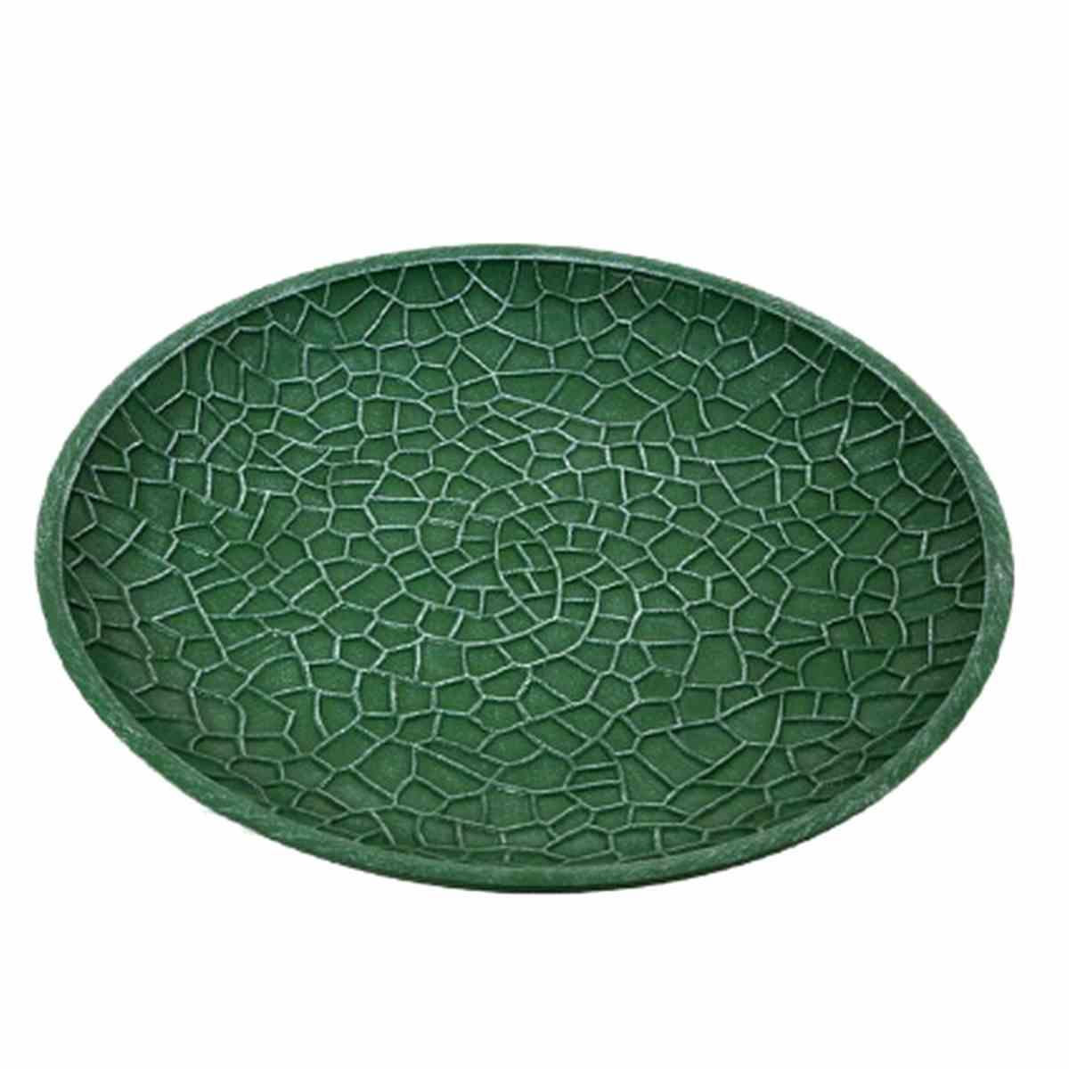 Piatto Tavola MDF Verde cm.Ø40 | Golden Hill