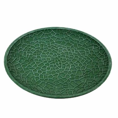 Piatto Tavola MDF Verde cm.Ø40 | Golden Hill