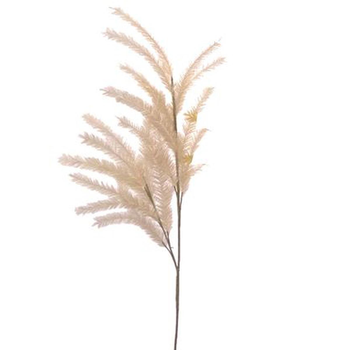 Fiore rametto tifa selvaggia crema 110 cm