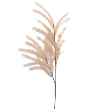 Fiore rametto tifa selvaggia crema 110 cm