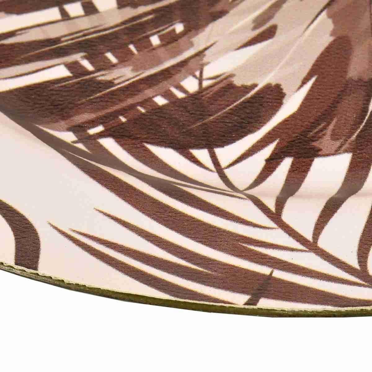 Piatto Tavola Pvc Tognana Rio con Felce cm.Ø33 | Tognana