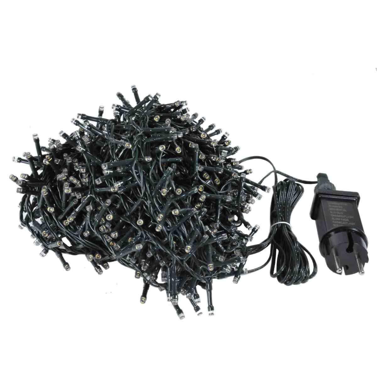 Luci di natale esterno 960 led bianco caldo giochi