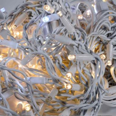 Luci di natale tenda esterno professionale 152 led bianco caldo prolungabili 300 x 100 cm