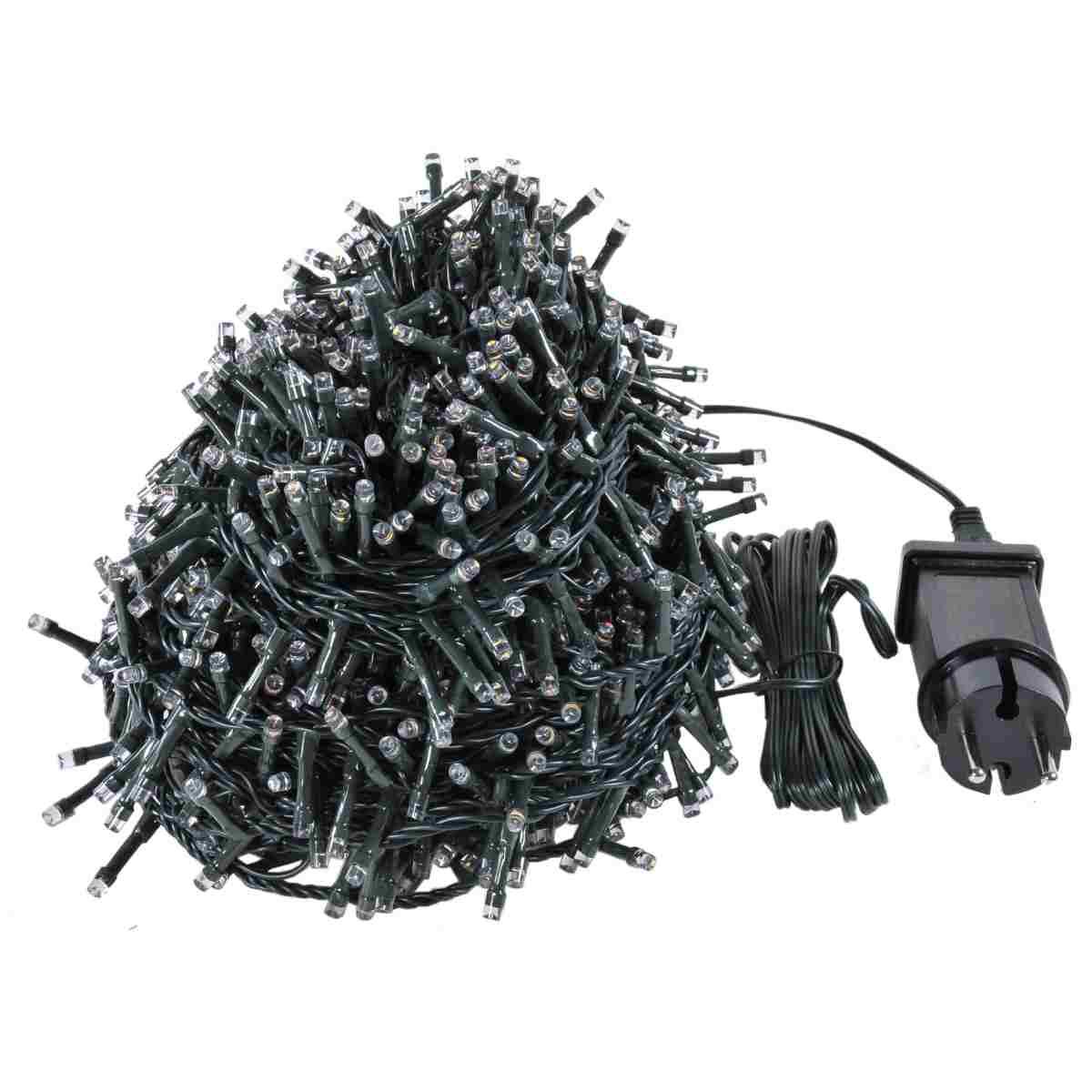 Luci di natale esterno 1200 led multicolor giochi